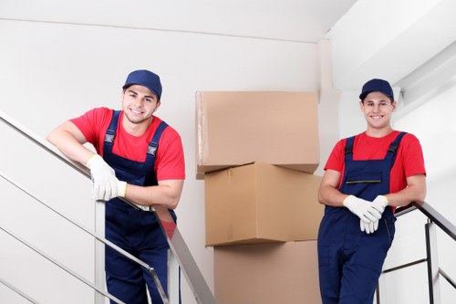 Chelsea Storage team packing office supplies